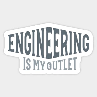 Funny Electrical Engineering is My Outlet Sticker